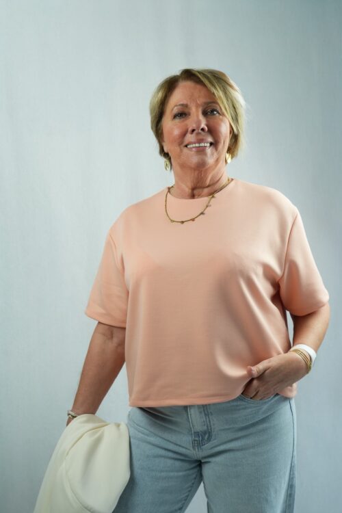 T-shirt ultra doux - Joy - Saumon