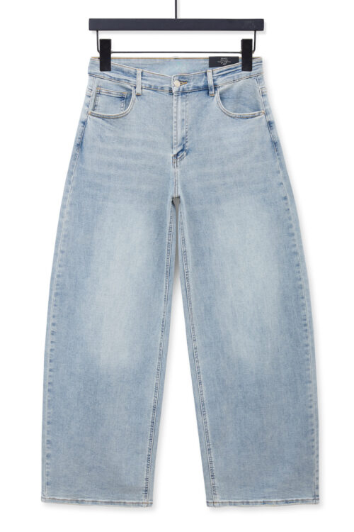 Jeans curvy coupe ballon - Lolita - bleu vintage