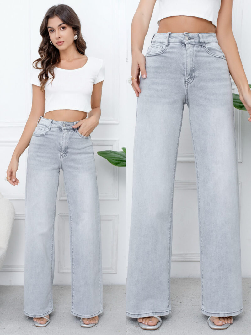jeans dad fit tina gris clair 01