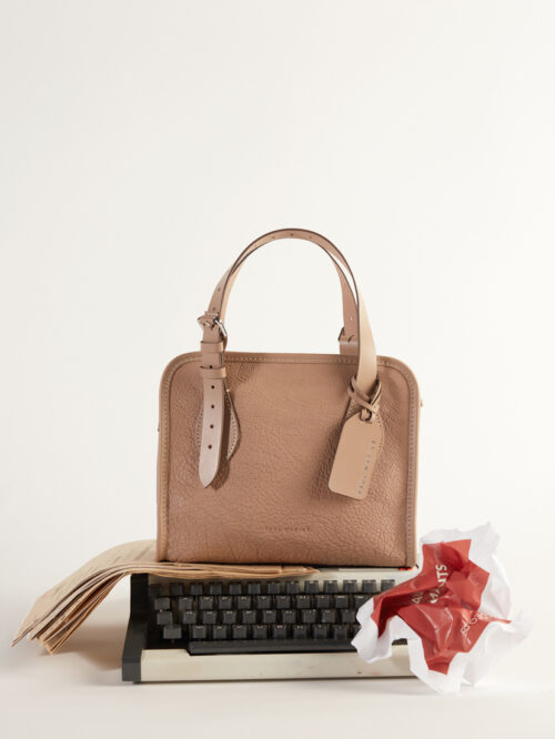 Mini sac cabas en cuir femme - Paul Marius - LeCabas S - Taupe