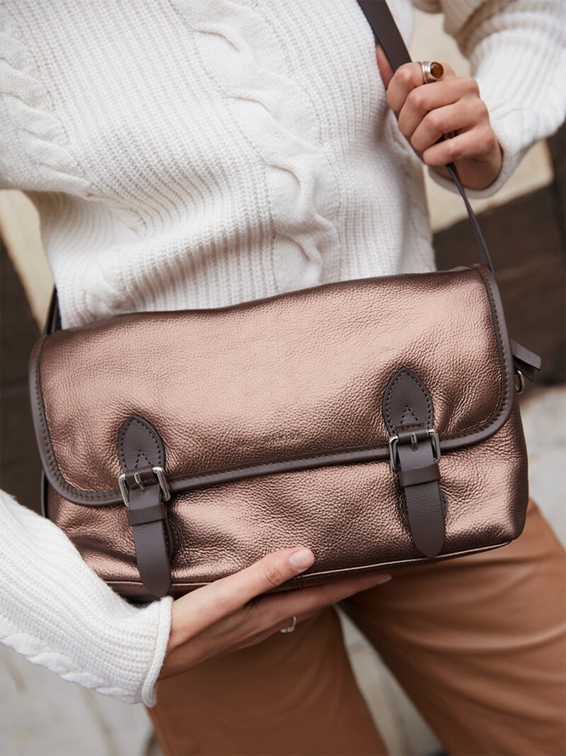 sac bandouliere en cuir femme paul marius loulou cuivre 05