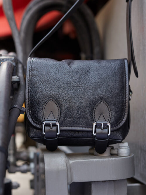 Sac bandoulière en cuir femme - Paul Marius - Loulou S - Noir