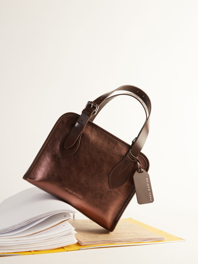 sac cabas en cuir femme paul marius lecabas cuivre 02