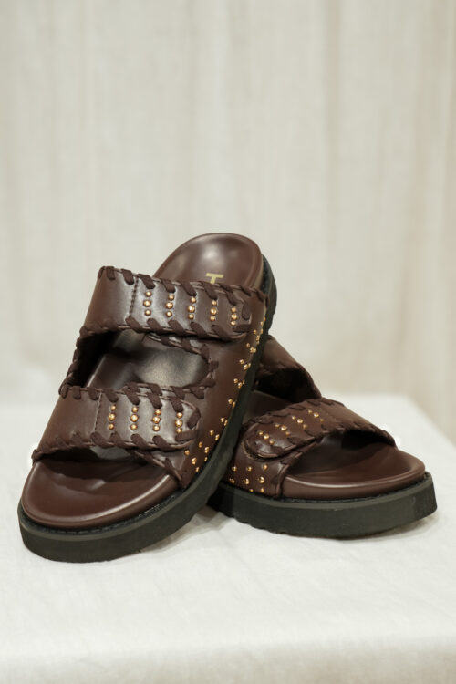 Sandales pour femmes POELMAN - Gaby - Brun