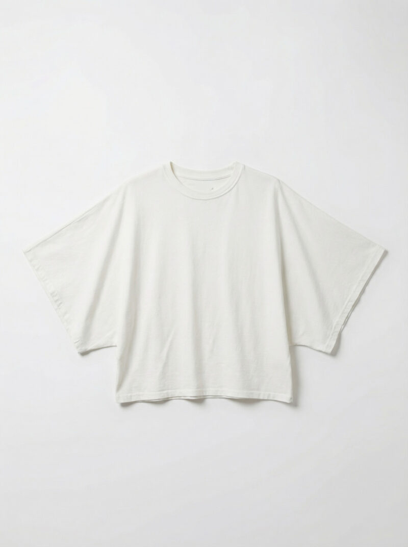 t shirt oversize cipria blanc 01