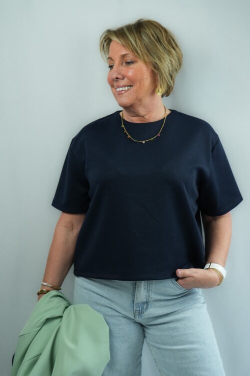 T-shirt ultra doux - Joy - marine