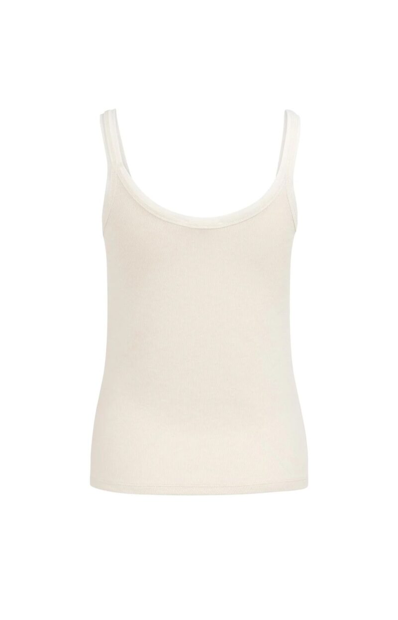 Debardeur avec finition en maille filet YAYA creme YAYA 19093 2