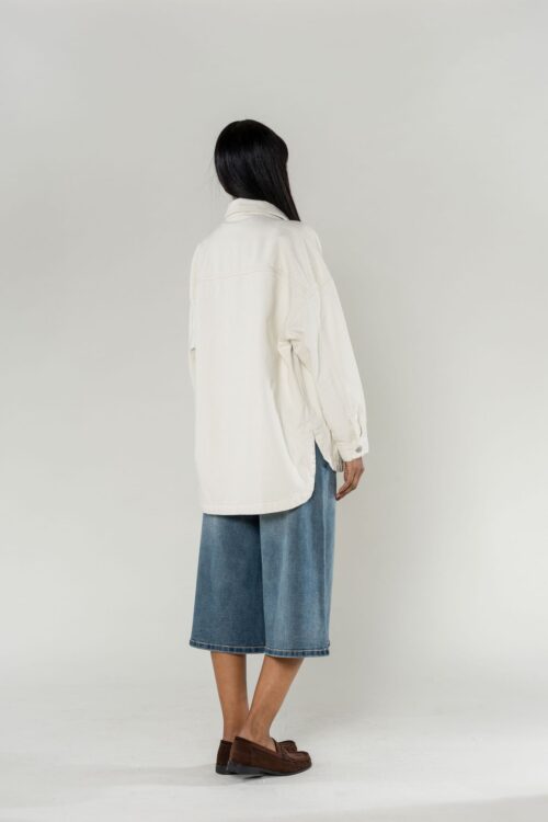 Home 4 Surchemise en jeans oversized - Max - Crême