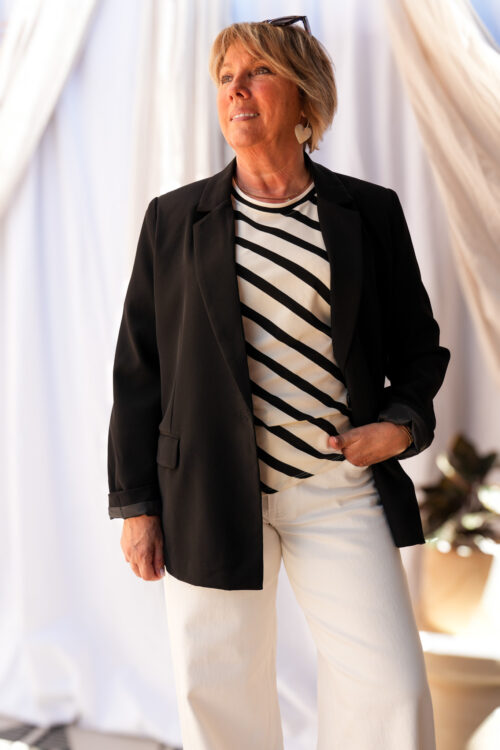 Home 5 Blazer oversized - Sam - Noir