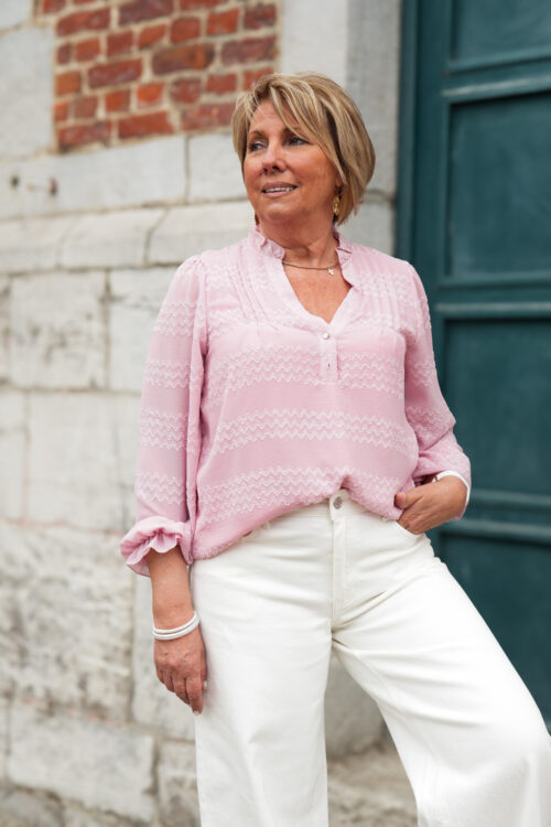 Home 11 Blouse chemise - Rose