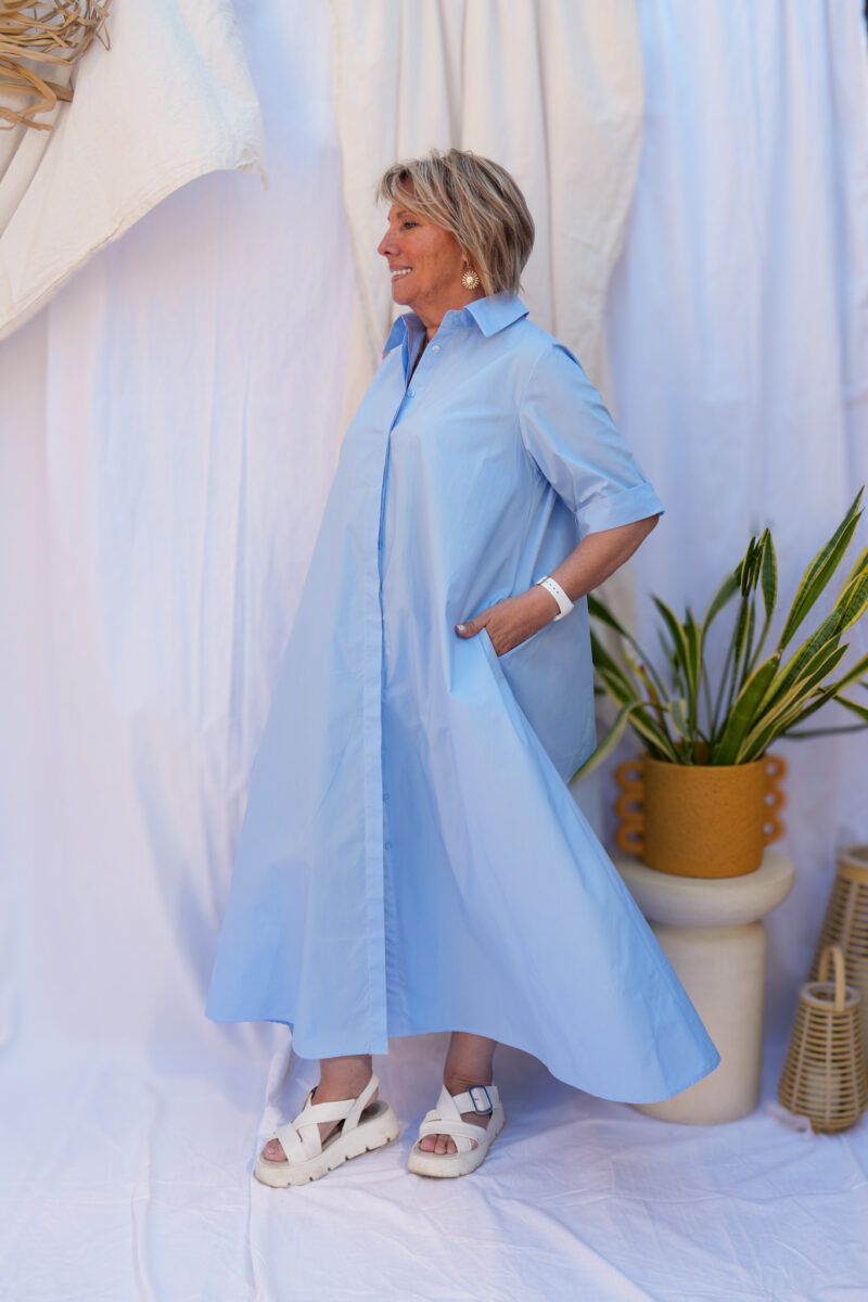 robe mi longue en coton glace bleu ciel 03