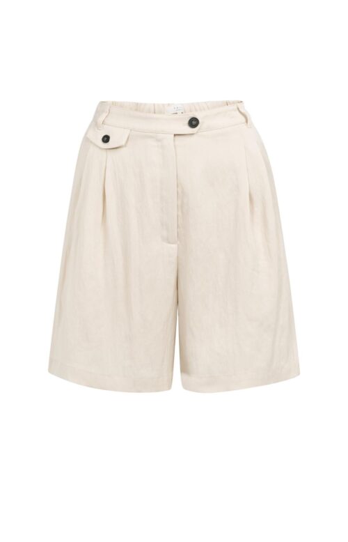 Short longueur bermuda - YAYA - Cloud Creme White (2)