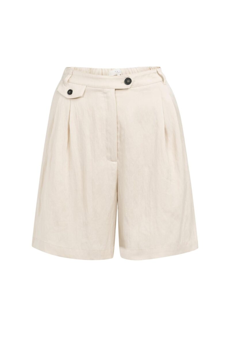 Short longueur bermuda - YAYA - Cloud Creme White (2)
