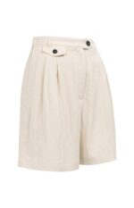 Short longueur bermuda - YAYA - Cloud Creme White (11)