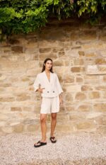 Short longueur bermuda - YAYA - Cloud Creme White (6)