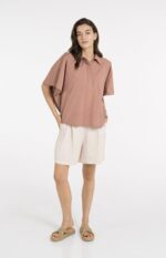 Short longueur bermuda - YAYA - Cloud Creme White (7)