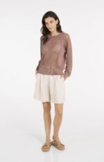 Short longueur bermuda - YAYA - Cloud Creme White (8)