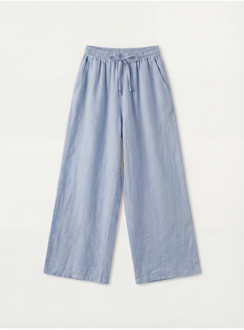 Pantalon en lin - Bleu ciel