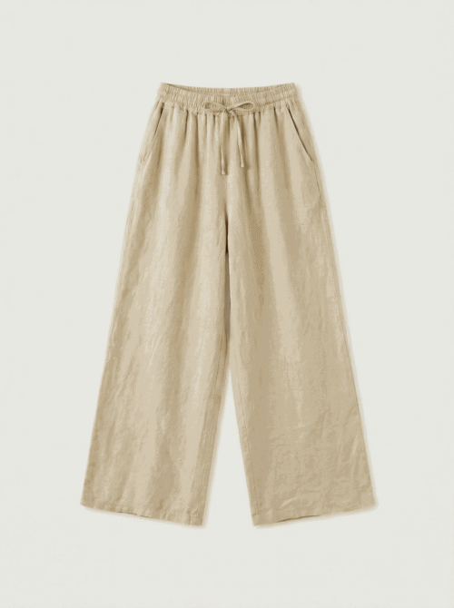 Home 9 Pantalon en lin - Beige sable