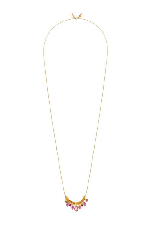 Collier - Kharmari - Dori - Couleurs au Choix (Rose 001) (2)