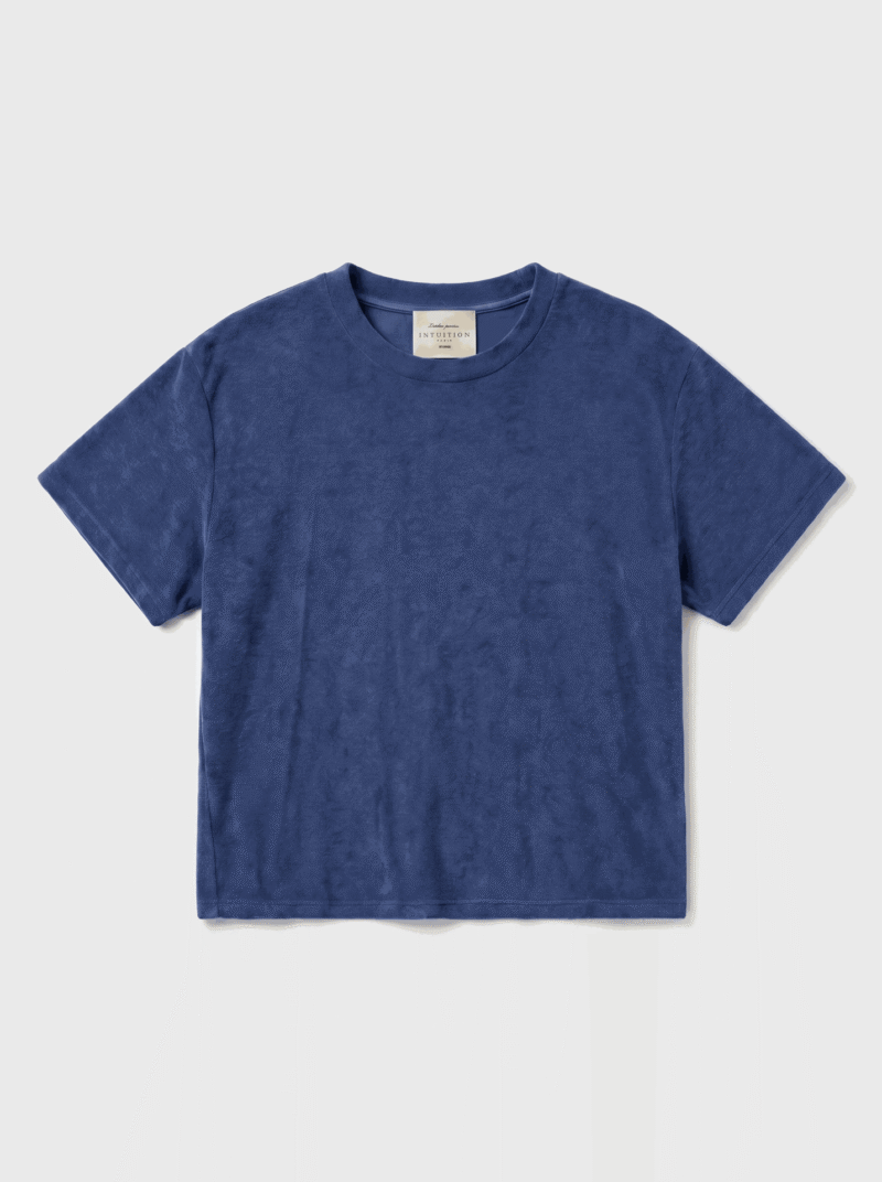 T-shirt éponge - Marine