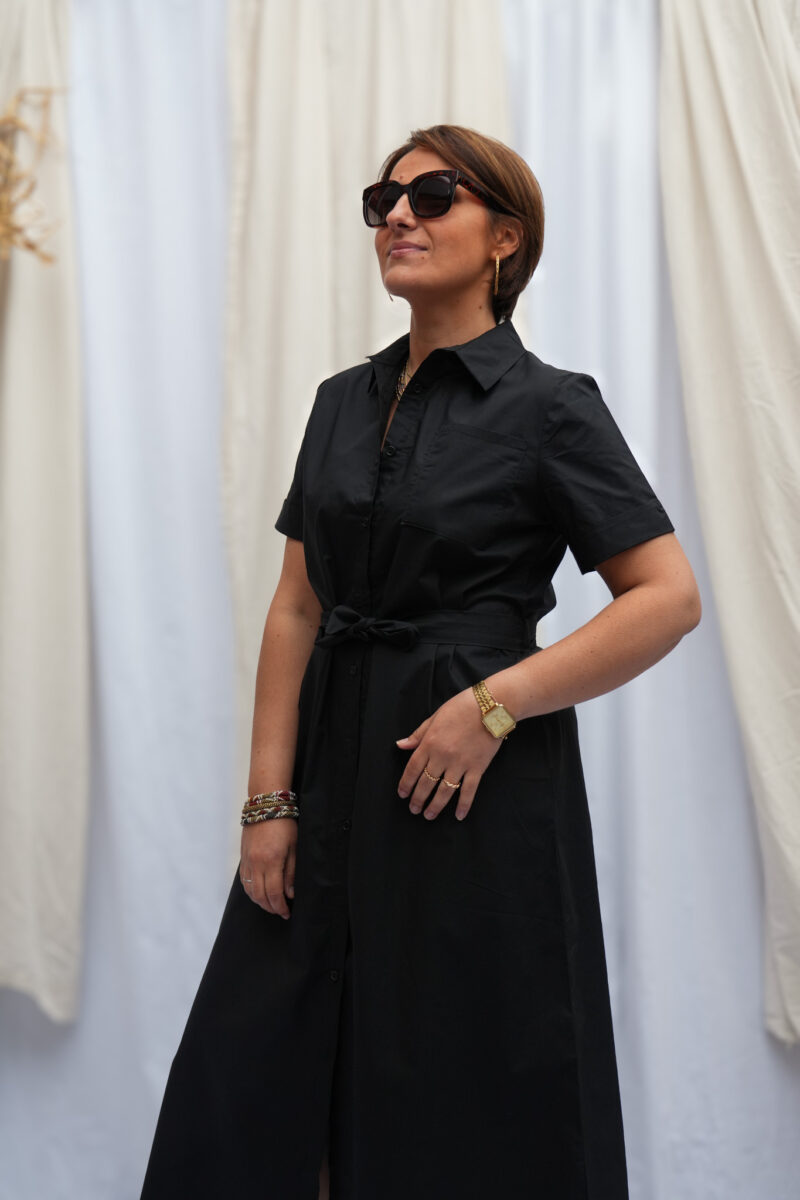 robe mi longue en coton glace a nouer noir 02