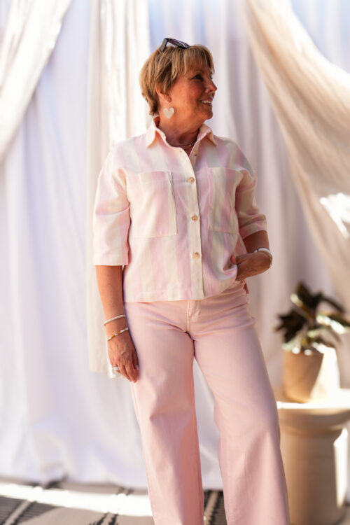 sur chemise a rayures rose 02