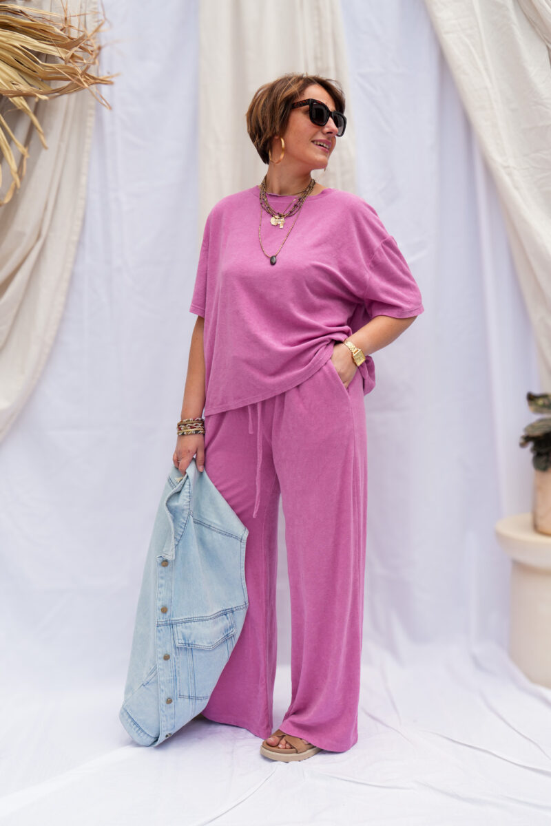 t shirt eponge fuchsia 09