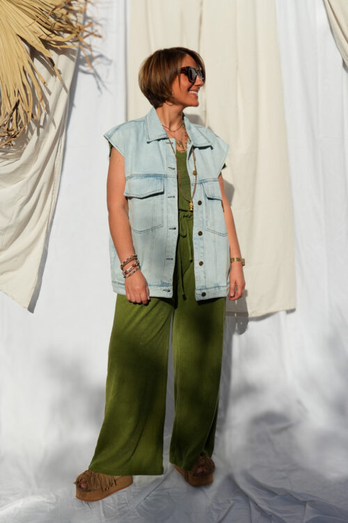 veste en jeans sans manche oversize celia bleu ciel 08