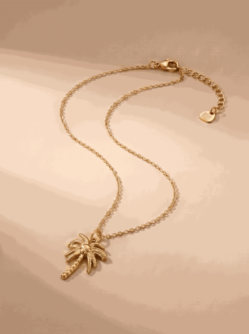 Collier en acier - Sunset Beach - Doré Collier en acier - Sunset Beach - Doré