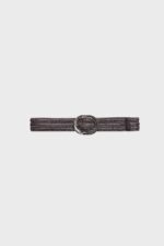 Ceinture - Rafia et boucle dorée - Gris Ceinture - Rafia et boucle dorée - Gris