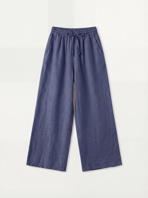 Pantalon en lin - Marine