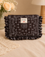 Pochette en coton - Amour - Bandana Marron