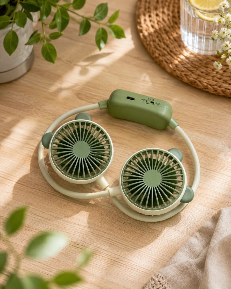 Ventilateur nuque - Vert clair