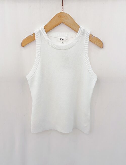 Top sans manche - Blanc